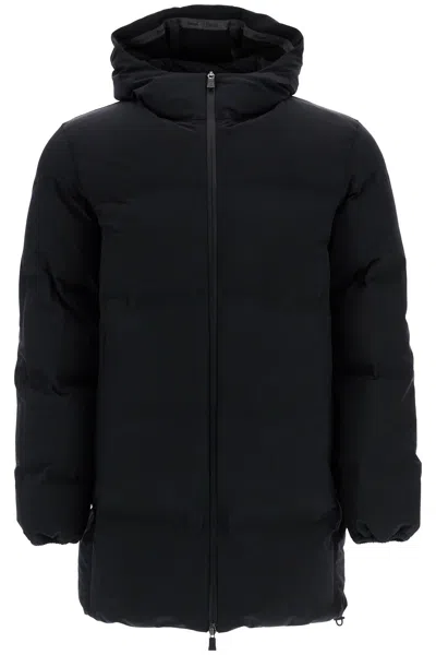 Herno Laminar New Impact Midi Down Jacket With In Black