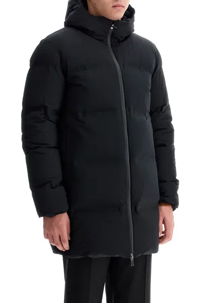 Herno Laminar New Impact Midi Down Jacket With In Black