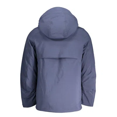 K-way Blue Polyester Jacket In Blue