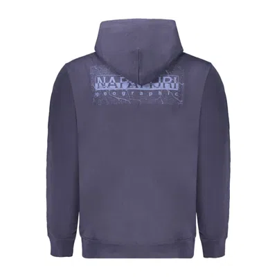 Napapijri Blue Cotton Sweater In Blue