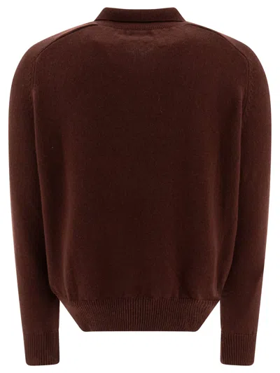 Bode Knitted Cashmere Polo Shirt