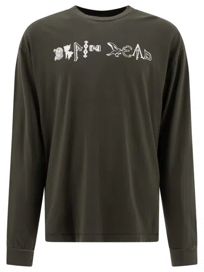 Brain Dead Printed Long-sleeved T-shirt
