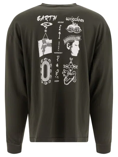 Brain Dead Printed Long-sleeved T-shirt