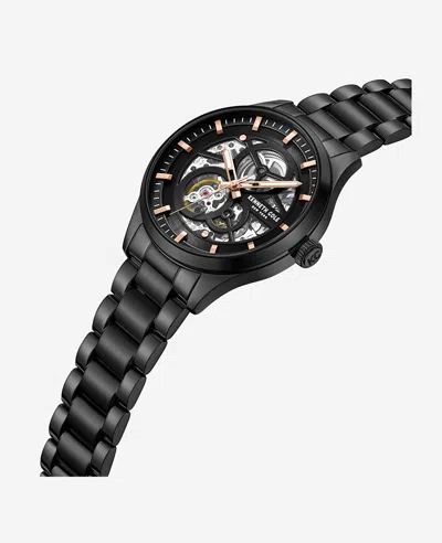 Kenneth Cole New York Automatic Bracelet Watch In Black