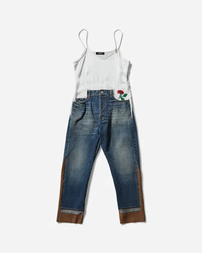 Undercover Panelled Jumpsuit In Blue