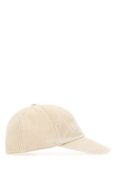 Courrèges Courreges Women Sand Cotton Baseball Cap In Beige O Tan