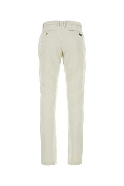 Saint James Blend Waist Pant With Slant And Slit Pockets In Neutral