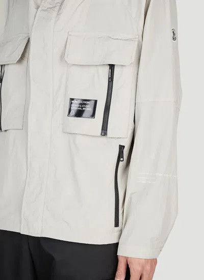 Moncler X Frgmt Dotter Short Trench Coat In Multicolor