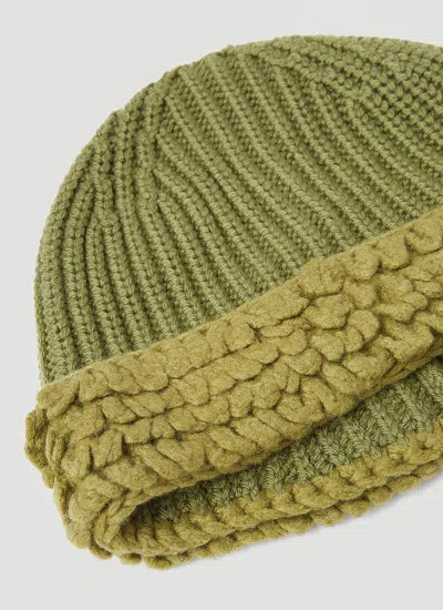 Moncler Salehe Bembury Women Wool Beanie Hat In Green