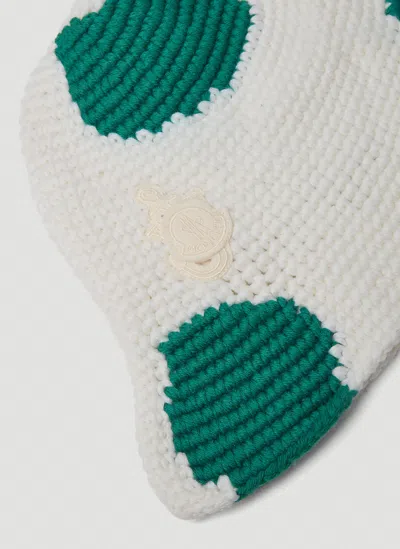 Moncler X Jw Anderson Men Knit Bucket Hat In White