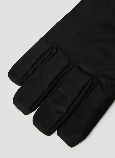 Prada Men Re-nylon Gloves In Black