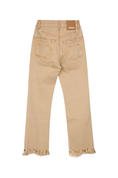 Jacquemus Le De Nimes High-rise Bootcut Jeans In 15b