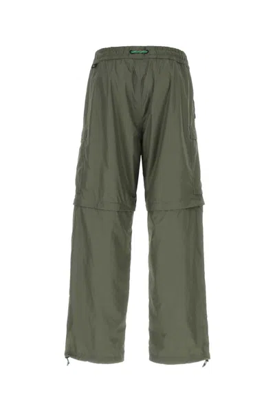 Moncler Grenoble Man Army Green  Grenoble Day-namic Cargo Pant In Green