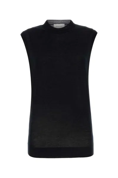 Sportmax Wool Blend Odissea Top In Black