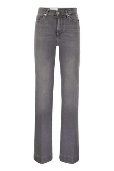 7 For All Mankind Modern Dojo Closing Act Grey In Denim Grey