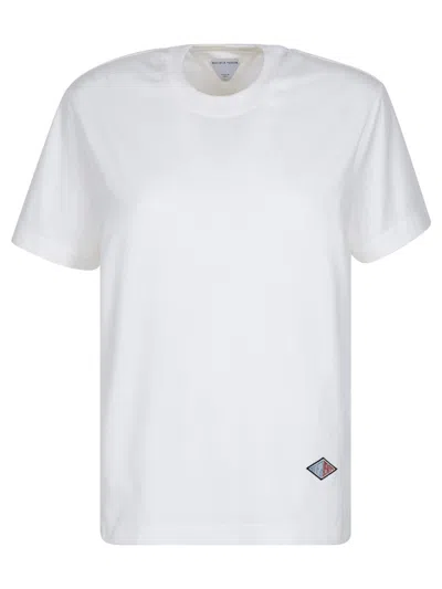 Bottega Veneta Women T-shirt In Jersey Di Cotone Leggero In White