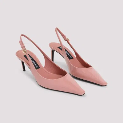 Dolce & Gabbana 70 Patent Leather Slingback Pumps In Multicolor