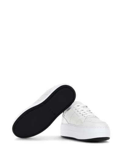 Hogan H645 Leather Sneakers In White