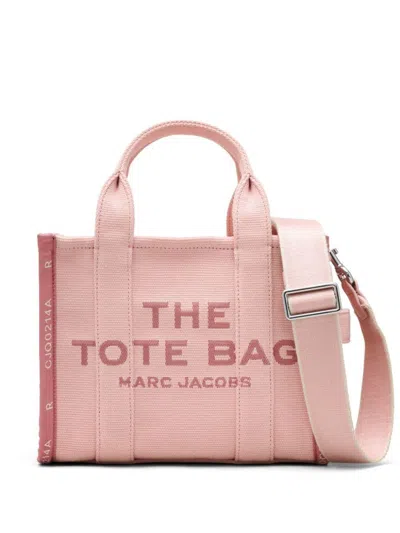 Marc Jacobs The Jacquard Medium Tote Rose Handbag In Multicolor