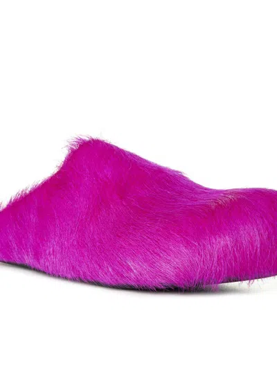 Marni Fussbett Sabot In Fuchsia