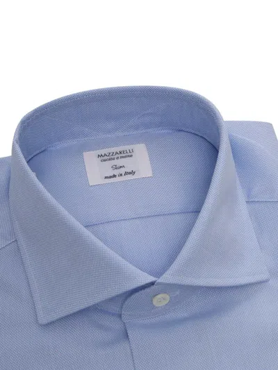 Mazzarelli Camicie Shirt In Blue