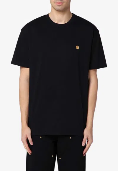 Carhartt Short Sleeve Chase T-shirt In Black