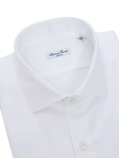 Sartoria Del Campo-sonrisa White Shirt In White