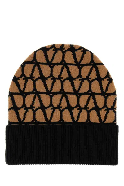 Valentino Garavani Women Printed Cashmere Beanie Hat In Printed