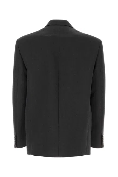 Valentino Garavani Jackets And Vests In Grey