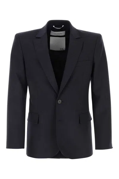 Valentino Garavani Jackets And Vests In Blue