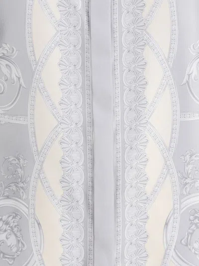 Versace Women's Printed Silk Shirt In Multicolour