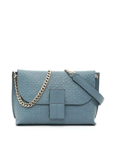 Shop Loewe Avenue Bag In Stone Blue|celeste