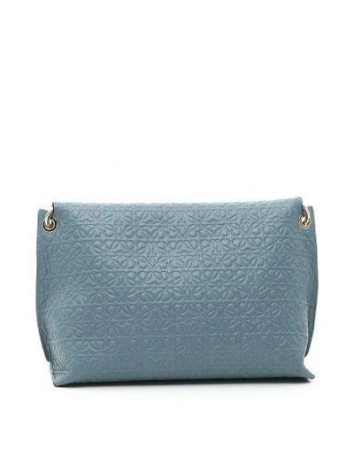 Shop Loewe Avenue Bag In Stone Blue|celeste
