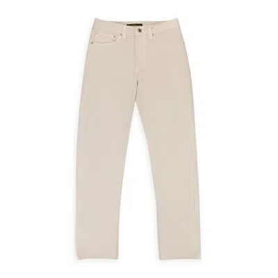 Freemans Sporting Club Sand Slim Selvage Denim Jeans In Neutral