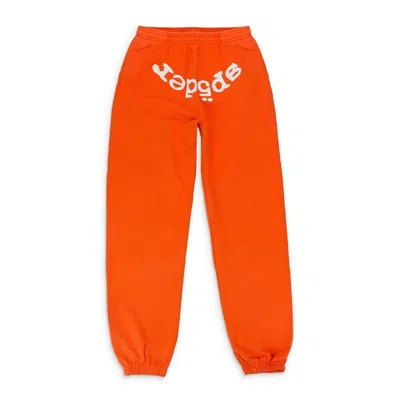 Sp5der Legacy V2 Orange Sweatpants In Orange