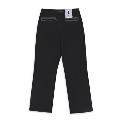 Keenkeee Layer Pants Black Purple Gray Trousers In Black