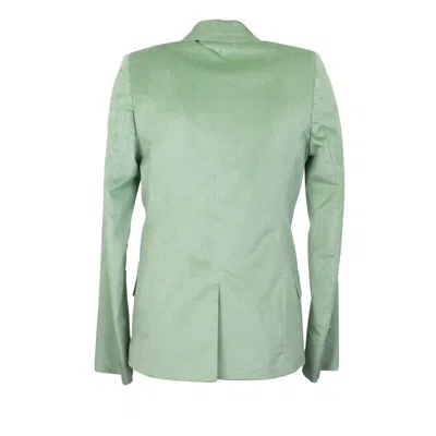 Amiri Velvet Oversized Blazer - Green In Green