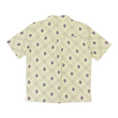 Ernest W Baker Bowling Light Yellow Button-down Shirt In Multi