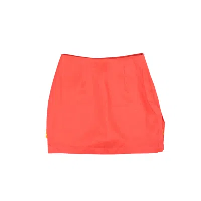 World Wide Ltd Neon Corals Skort - Red/orange In Multi