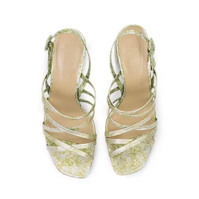 Maryam Nassir Zadeh Ira Olive Sandals In Green