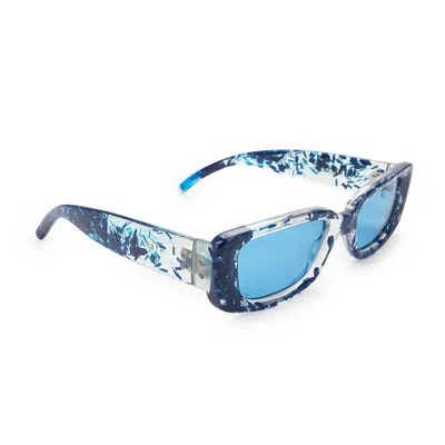 Stefan Cooke #1 Clear Blue Sunglasses In Multi