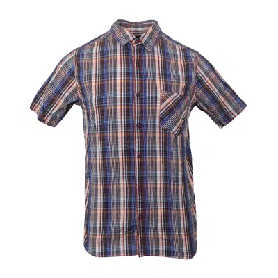 Freemans Sporting Club Freeman's Sporting Club Plaid Short Sleeve Shirt - Brown In Multi