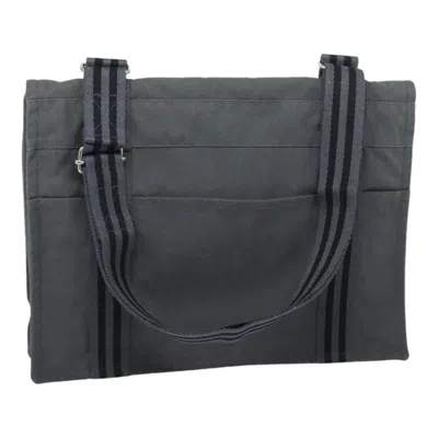 Pre-owned Hermes Hermès Fourre Tout Grey Canvas Shoulder Bag ()
