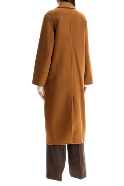 Shop Ivy & Oak Ivy Oak Women's Clara Double-breasted Wool Coat In Brown