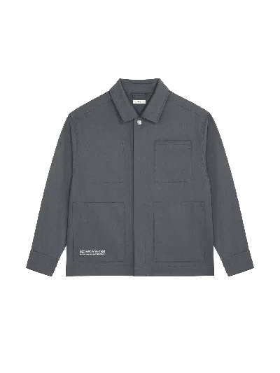 Pangaia Men's Dna Utility Jacket — Atmosphere Grey In Grey