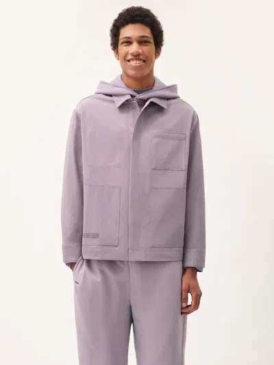 Pangaia Men's Dna Utility Jacket — Raisin Purple