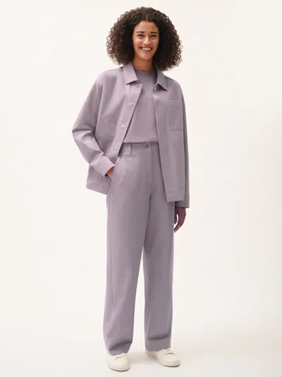 Pangaia Women's Dna Utility Trousers — Raisin Purple In Purple