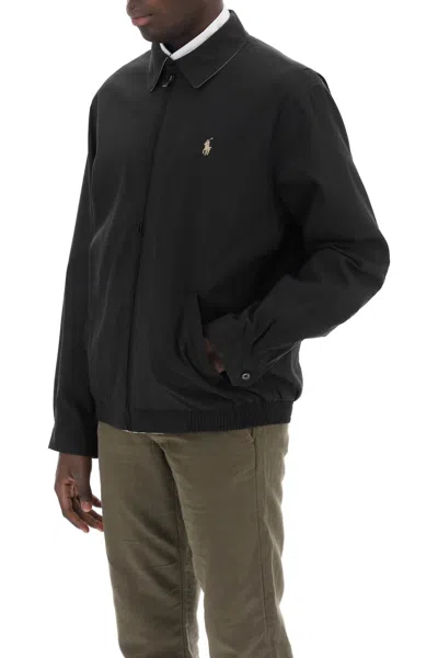 Polo Ralph Lauren Bi-swing Lightweight Zipped Jacket Clothing In Black