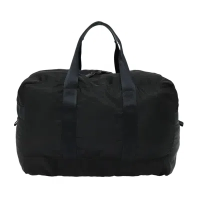 Pre-owned Prada Black Synthetic Travel Bag ()