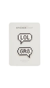 ANYA HINDMARCH LOL & GR8 Stickers